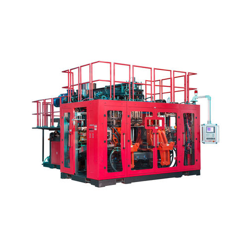 Выдувная формовочная машина для экструзии - F - SANTSAI MACHINERY - для термопластмассы / для бутылок / с накопительной головкой