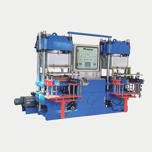 Формовочная машина с сжатием - VF - SANTSAI MACHINERY - термореактивная пластмасса / вертикальная / с высокой эффективностью