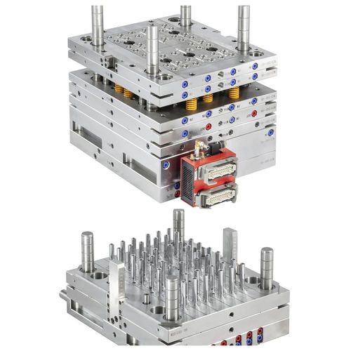 Многорезонаторная пластиковая форма для литья под давлением - SANTSAI MACHINERY - горячеканальная / технические детали / мелкосерийная