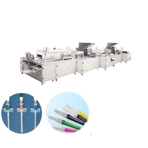 Производственная линия для иглы для забора крови - BCN - SANTSAI MACHINERY - автоматизированная / проклейка / медицинской