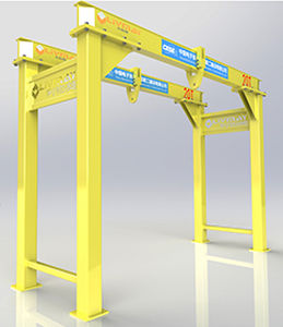 Козловой кран для сварки - Shenzhen Liwumei Industrial Equipment Co.,Ltd. - из стали