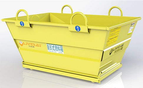 Самоопрокидной кузов из стали - LC-W048 - Shenzhen Liwumei Industrial Equipment Co.,Ltd. - на колесиках / подъемный