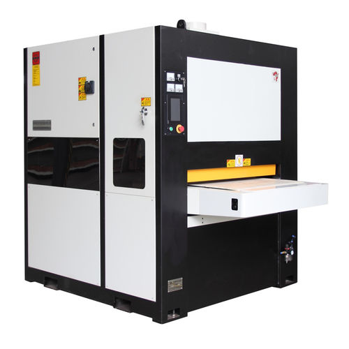Ленточный станок для удаления заусенцев - SGP800 - HANGZHOU XIANGSHENG ABRASIVE MACHINE MANUFACTURING CO.,LTD - углового стеллажа / для отделки / шлифовальная машина