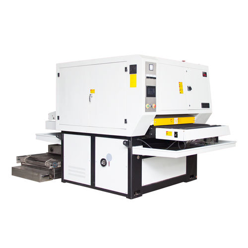 Станок для удаления заусенцев со щеткой - SG1030-WJS+DB - HANGZHOU XIANGSHENG ABRASIVE MACHINE MANUFACTURING CO.,LTD - ленточный / углового стеллажа / для отделки