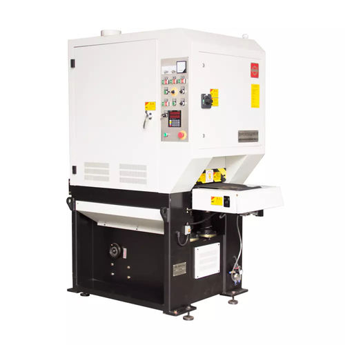 Станок для удаления заусенцев со щеткой - SD300-JS+D - HANGZHOU XIANGSHENG ABRASIVE MACHINE MANUFACTURING CO.,LTD - ленточный / для резки / срез