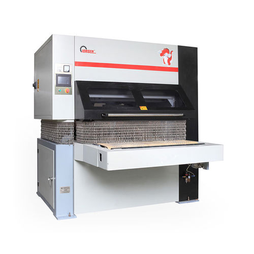 Ленточный станок для удаления заусенцев - SP1000 - HANGZHOU XIANGSHENG ABRASIVE MACHINE MANUFACTURING CO.,LTD - углового стеллажа / для отделки / шлифовальная машина