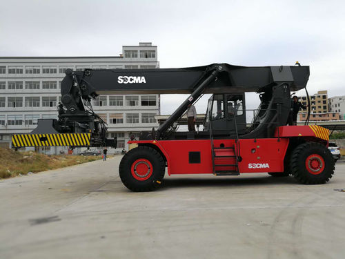 Дизельная подъемная тележка со съемной опорой - Fujian Huanan Heavy Industry Machinery Manufacturing Co.,Ltd. - с местом для сидения водителя / сверхточная / для контейнеров