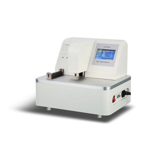Толщиномер для материалов - GH-D - Guangzhou Biaoji Packaging Equipment Co., Ltd. - для пластмасс / бумаги / стационарный