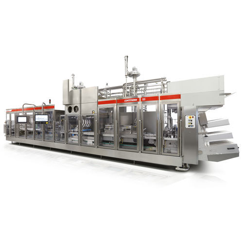 Фасовочно-запаивающая машина с сервоприводом - CONTITHERM - Benhill GmbH - для стаканов / для жидкостей / для молочных продуктов