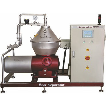 Фильтр для вина - CLEAN WINE 450 - Oner Separator San. ve. Tic. Ltd. Sti. - из нержавеющей стали / автоматический / 2 уровня