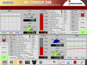 Программное обеспечение для управления - Meltminder® 300 - Inductotherm - контрольное