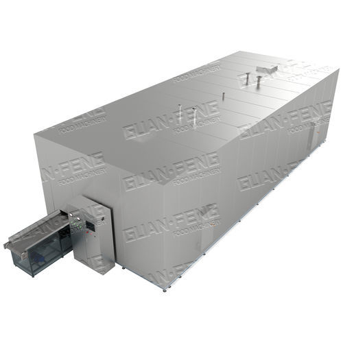Спиральная морозильная камера - GWL - Zhejiang Guanfeng Food Machinery Co.,Ltd. - для процесса / вентилируемая / IQF