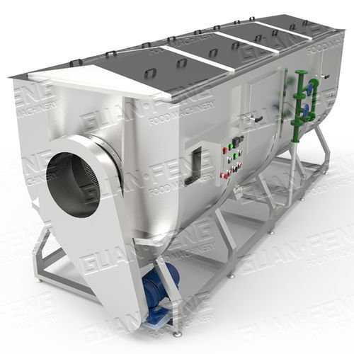 Спиральный бланширователь - GSP series - Zhejiang Guanfeng Food Machinery Co.,Ltd. - для рыбы / для фруктов и овощей / для сельского хозяйства и пищевой промышленности