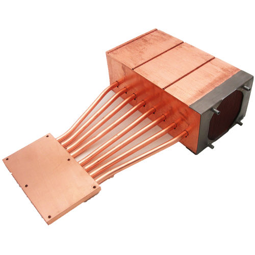 Тепловой радиатор из меди - A1664 - Awind heat sink - мощности / с тепловой трубой