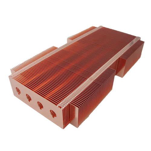 Тепловой радиатор из меди - A1672 - Awind heat sink - с мелкими лопастями