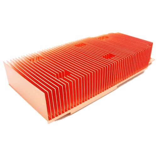 Тепловой радиатор из меди - A1578 - Awind heat sink - с мелкими лопастями