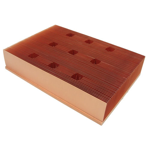Тепловой радиатор из меди - A1743 - Awind heat sink - с мелкими лопастями