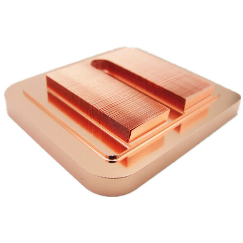 Тепловой радиатор из меди - A1753 - Awind heat sink - с мелкими лопастями