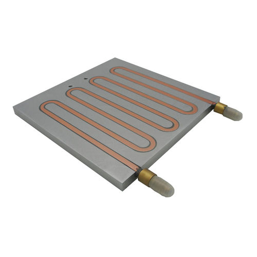 Тепловой радиатор из алюминия - A1016 - Awind heat sink - из меди / с жидкостным охлаждением / рифленый и нарезной ЧПУ