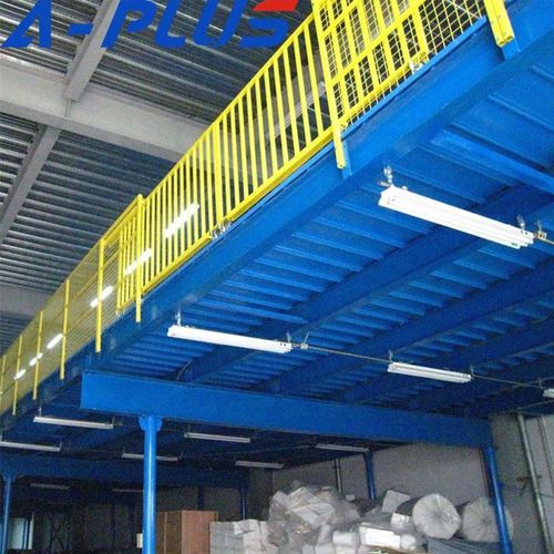 Промышленный этажный стеллаж с системой укладки - Nanjing A-Plus Metal Products Co.,Ltd - для паллет / для зданий / напольный