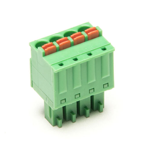 Вставная клеммная колодка - F73-H-3.81 - Dongguanshi Welink Electronic Technology Co.,Ltd - без винта / на пружине / с рычагом