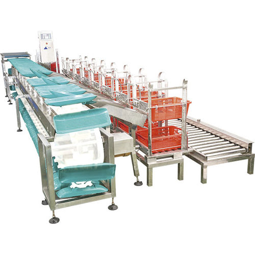 Калибратор весы - Zhongshan Jingliang Weighing Instrument Co.,Ltd. - для рыбы / ленточный / с конвейером