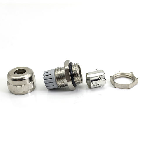 Кабельная втулка с экранированием CEM - JX-E.M series - YUEQING JIXIANG CONNECTOR CO., LTD - из никелевой латуни / из латуни / IP68