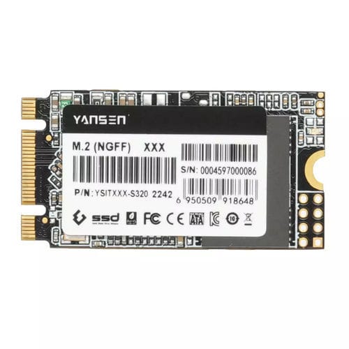 Твердотельный накопитель SSD SATA III - YSITXXX-S320 2242 - KingSpec - внутренний / M.2 / промышленный