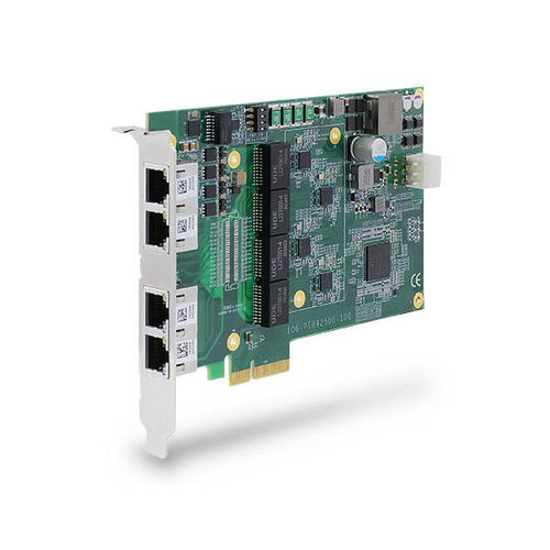 Сетевая плата PCIe - PCIe-PoE425bt - Neousys Technology - питание по Ethernet / RJ45 / промышленная