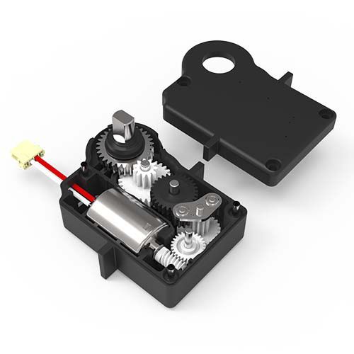 Мотор-редуктор DC - ZW-DZ002002 - Shenzhen ZhaoWei Machinery  &  Electronics Co., Lt - с прямыми зубьями / червячный / ортогональный