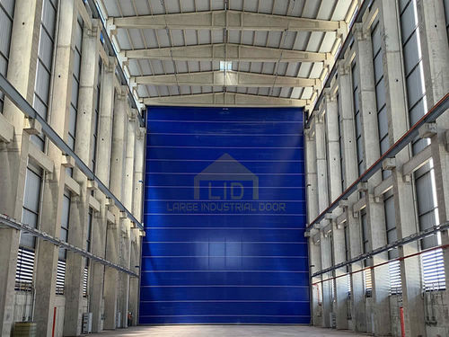 Ворота для ангара - FSHD100 - Large Industrial Door Co., LTD - подъемно-складной / ПВХ / из ткани