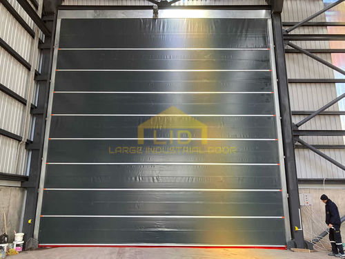 Ворота для ангара - MFHD100 - Large Industrial Door Co., LTD - из ткани / для использования в помещениях / промышленный