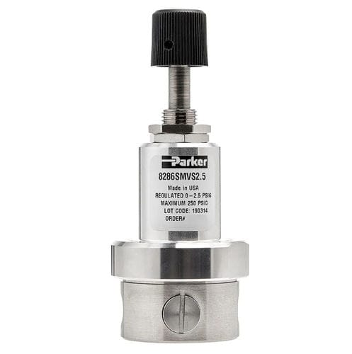Регулятор давления для газа - 8286 - Parker Precision fluidics Division - для воздуха / с диафрагмой / кассета