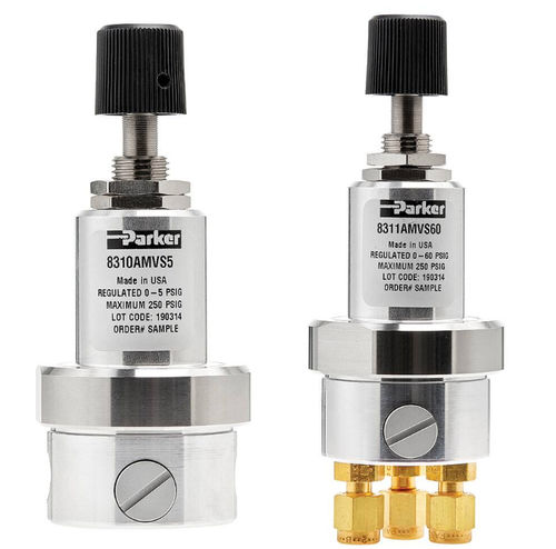 Регулятор давления для воздуха - 831 series  - Parker Precision fluidics Division - для газов / с диафрагмой / кассета