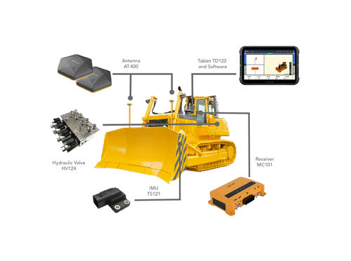 Система управления для бульдозера - ECS-D60 - SatLab Geosolutions AB - для нивелирования