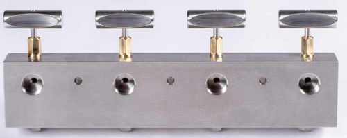 Многоканальный коллектор - Precision High Pressure - из нержавеющей стали / для электроклапана / резьбовой
