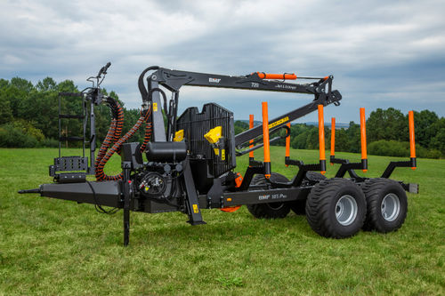 Прицеп для дерева - BMF 10T2 Pro - BMF - тандем / буксируемый / для лесохозяйственных работ