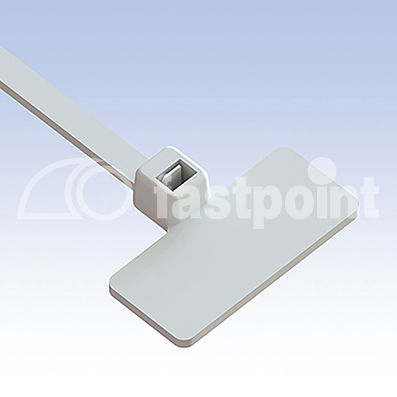 Кабельная стяжка из пластика - 2435AA00 - Fastpoint Srl - с держателем этикетки