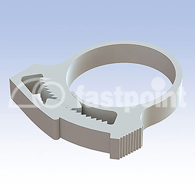 Зажимной хомут из пластика - 6 series - Fastpoint Srl - двойной