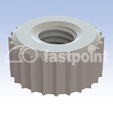 Рифленая гайка - 10 series - Fastpoint Srl - из пластика