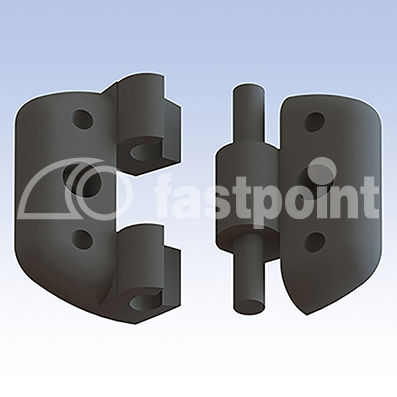 Плоский шарнир - 3574AA01QS - Fastpoint Srl - из РА / 180°