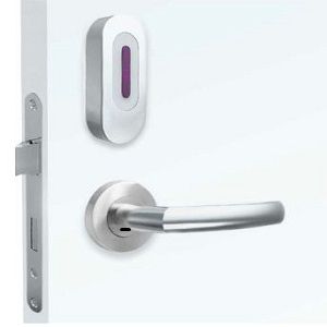 Врезной замок с ручкой - iHTL Mini® - Ahram security group - электронный / для двери / из нержавеющей стали