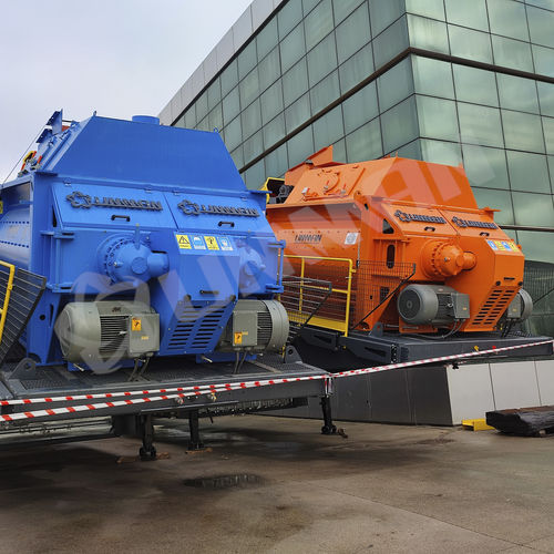 Мобильная бетономешалка - UMIX TS series - Umman Concrete Batching Plants - автоматическая / горизонтальная / 2 оси