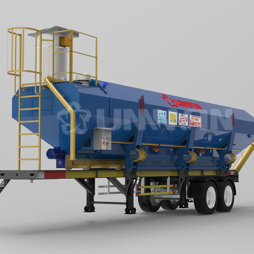 Горизонтальный бункер - Umman Concrete Batching Plants - для цемента / из нержавеющей стали / для сборного бетонного блока