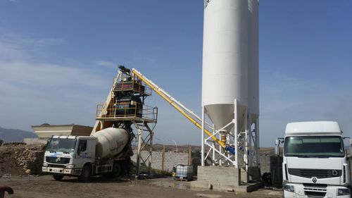 Компактная бетоносмесительная установка - UC100 - Umman Concrete Batching Plants - полумобильная / непрерывного действия / специальная