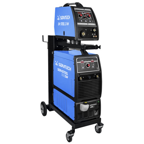 Сварочный аппарат MIG-MAG - Servisteel 500SW - SERVITECH GROUP - электронный / с отдельным механизмом подачи проволоки / инверторного типа