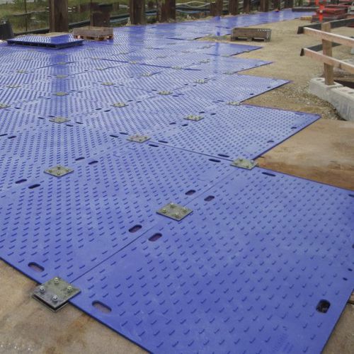Коврик защита почвы - ZappMat - Ground-Guards Ltd - из пластика / временный / с логотипом