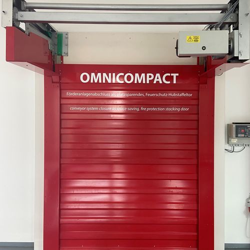 Рулонный ворота - Omnicompact - STOBICH FRANCE - из металла / для ленточного конвейера / большой размер