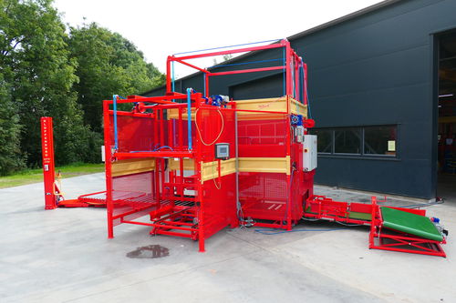 Штабелер со стопкоукладчиком - WIBO 8 TPV - Kloppenburg Machinebouw - для мешков / для поддонов / автоматический