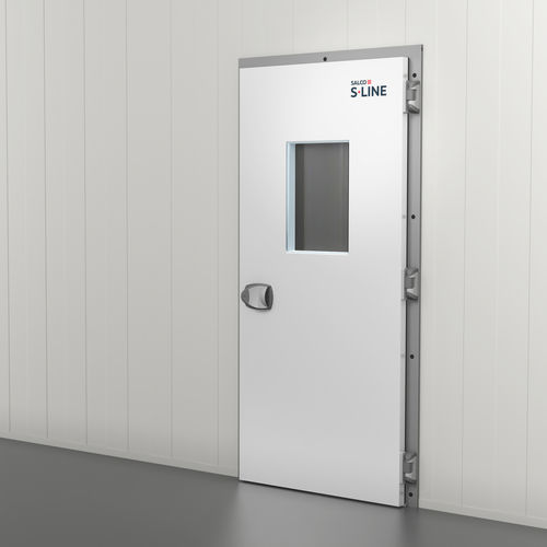 Ворота с шарниром - BD-1804 - Salco Industrial Doors - пешеходный / из нержавеющей стали / из алюминия